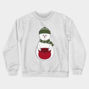 Bored Snowman Crewneck Sweatshirt